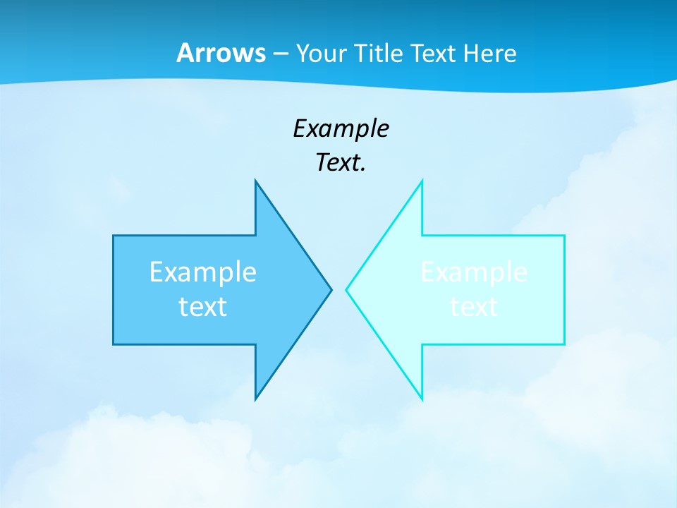 Cloudy Background Bright PowerPoint Template