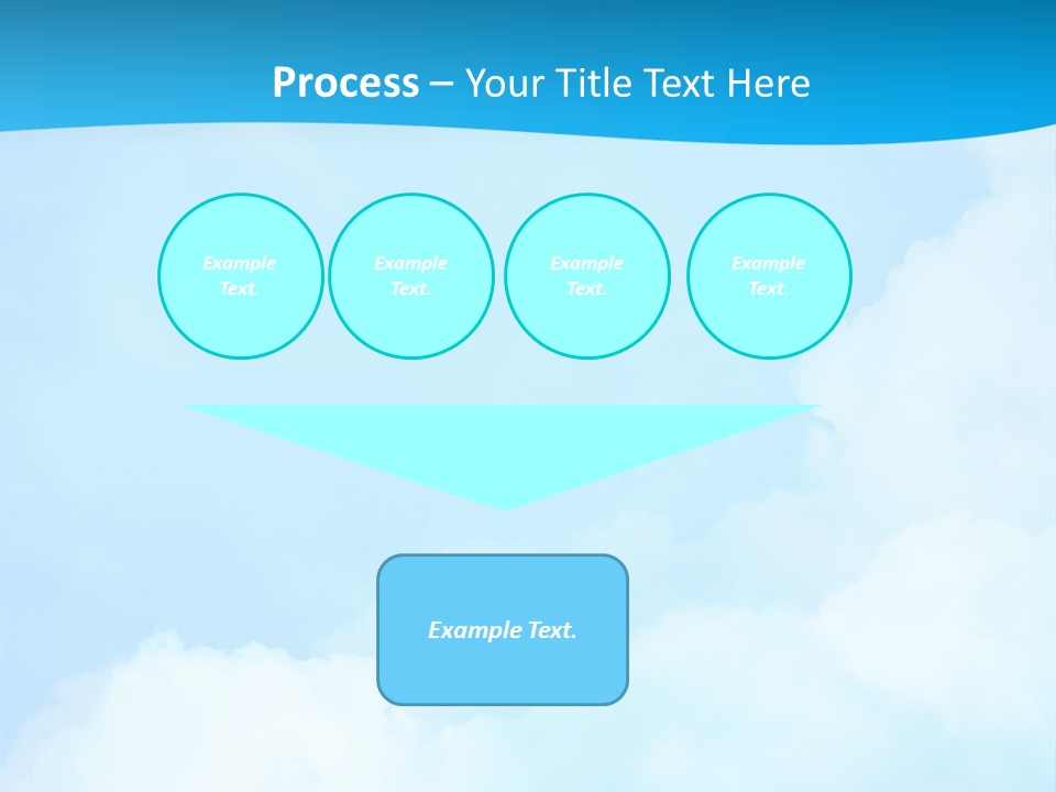 Cloudy Background Bright PowerPoint Template