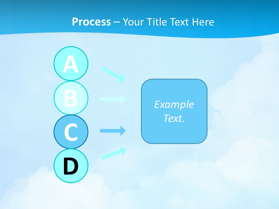 Cloudy Background Bright PowerPoint Template