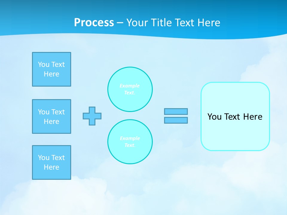 Cloudy Background Bright PowerPoint Template