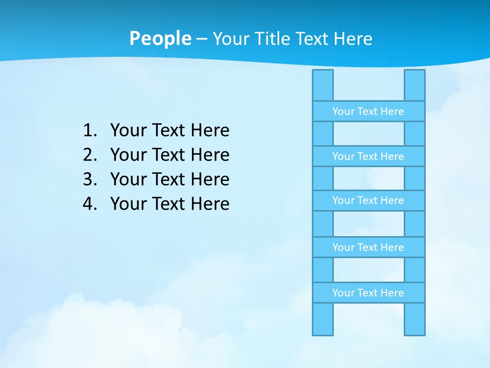 Cloudy Background Bright PowerPoint Template