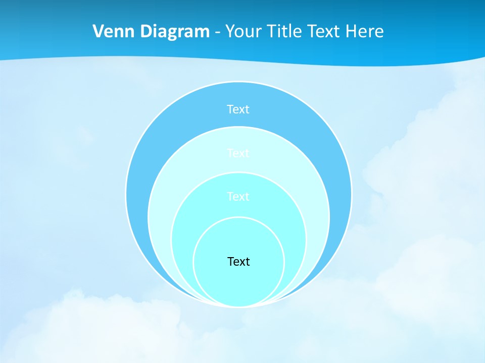 Cloudy Background Bright PowerPoint Template