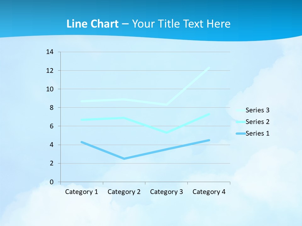 Cloudy Background Bright PowerPoint Template