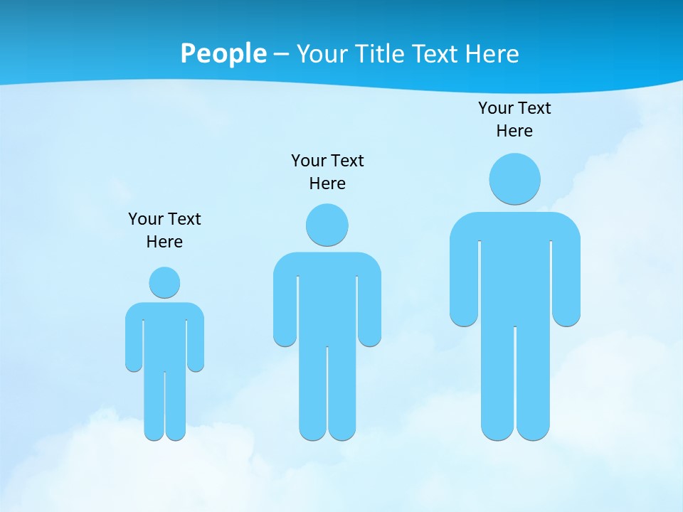 Cloudy Background Bright PowerPoint Template