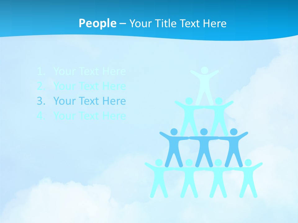 Cloudy Background Bright PowerPoint Template