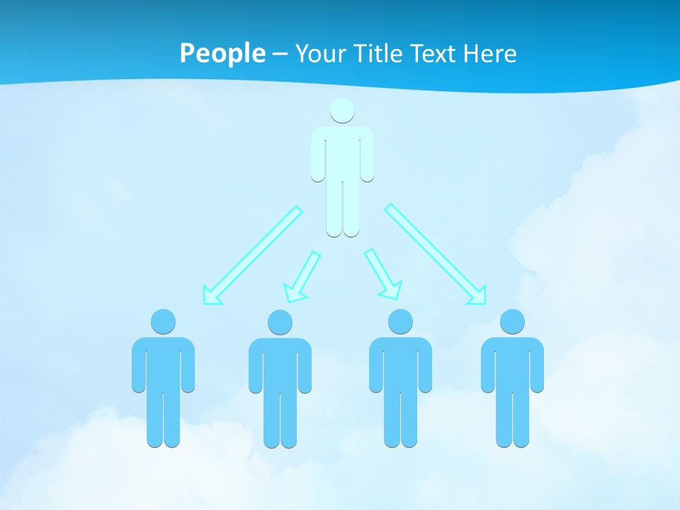 Cloudy Background Bright PowerPoint Template