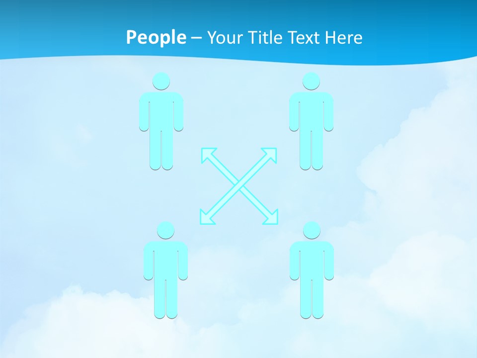 Cloudy Background Bright PowerPoint Template