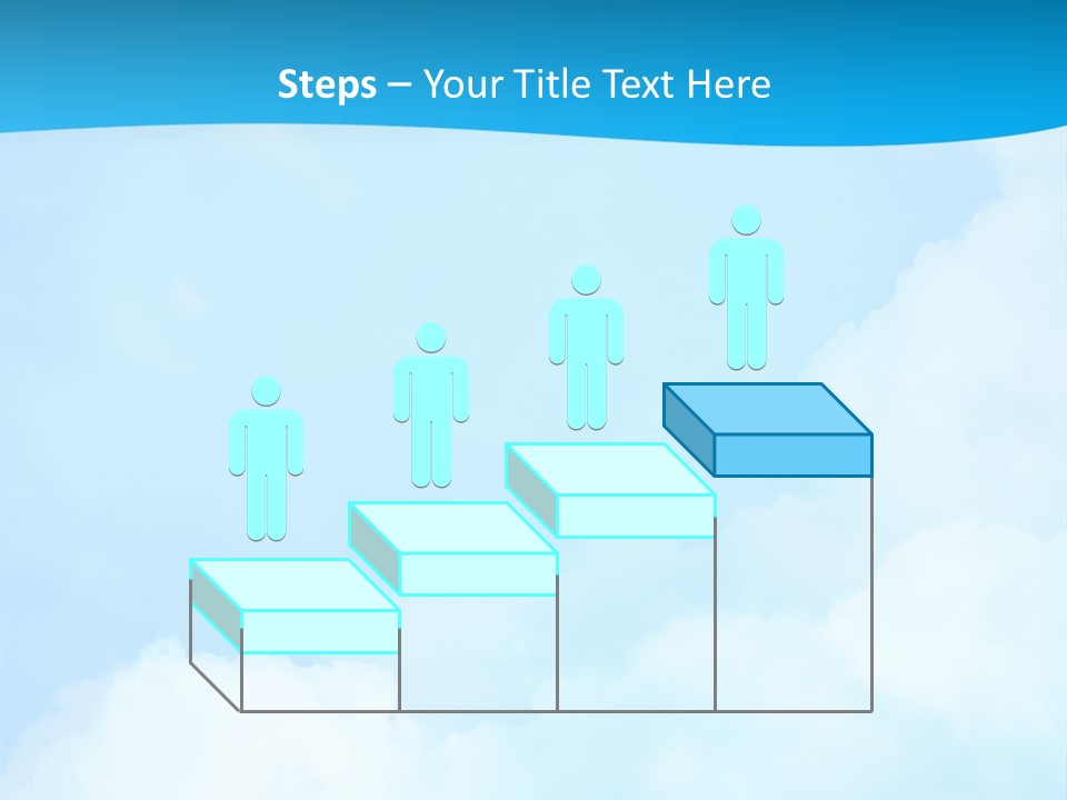 Cloudy Background Bright PowerPoint Template
