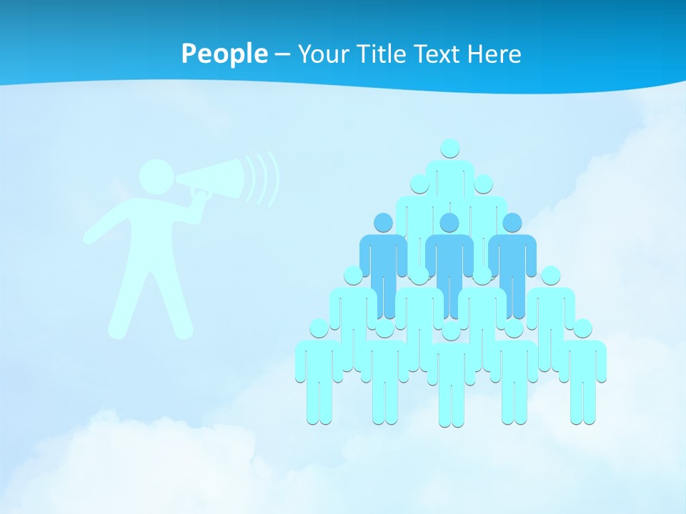 Cloudy Background Bright PowerPoint Template