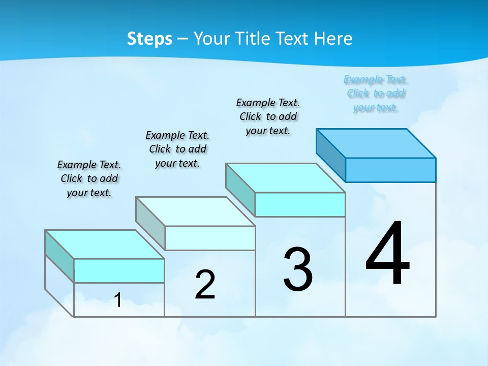 Cloudy Background Bright PowerPoint Template