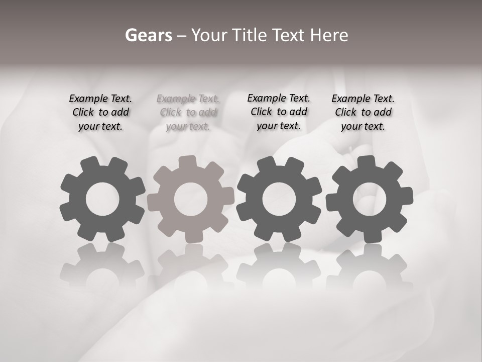 Love White Cute PowerPoint Template