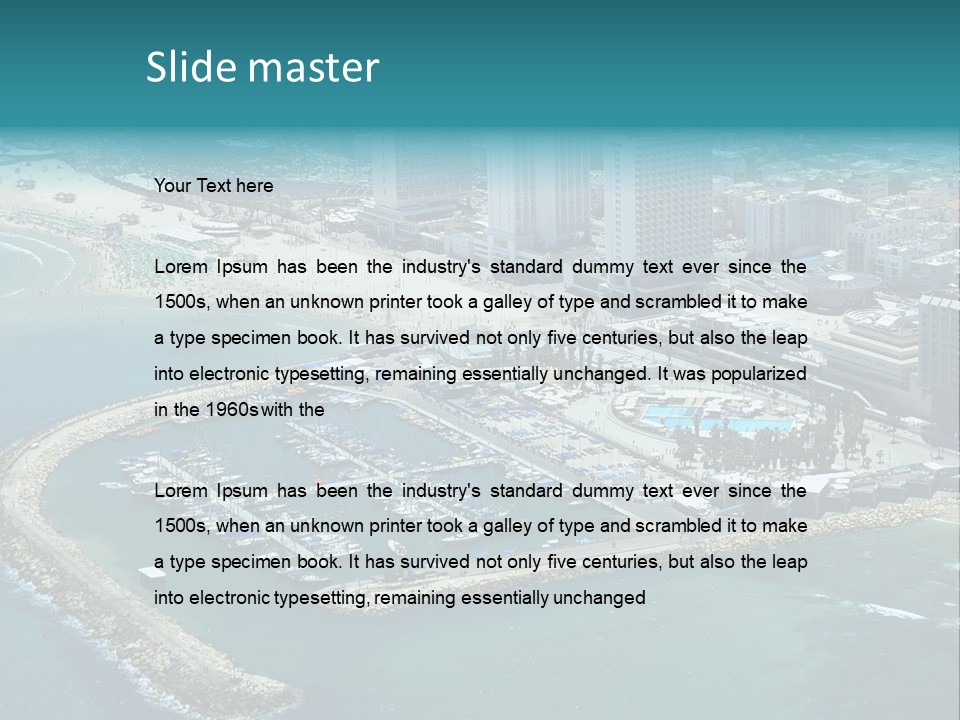 Apartment Life Towers PowerPoint Template