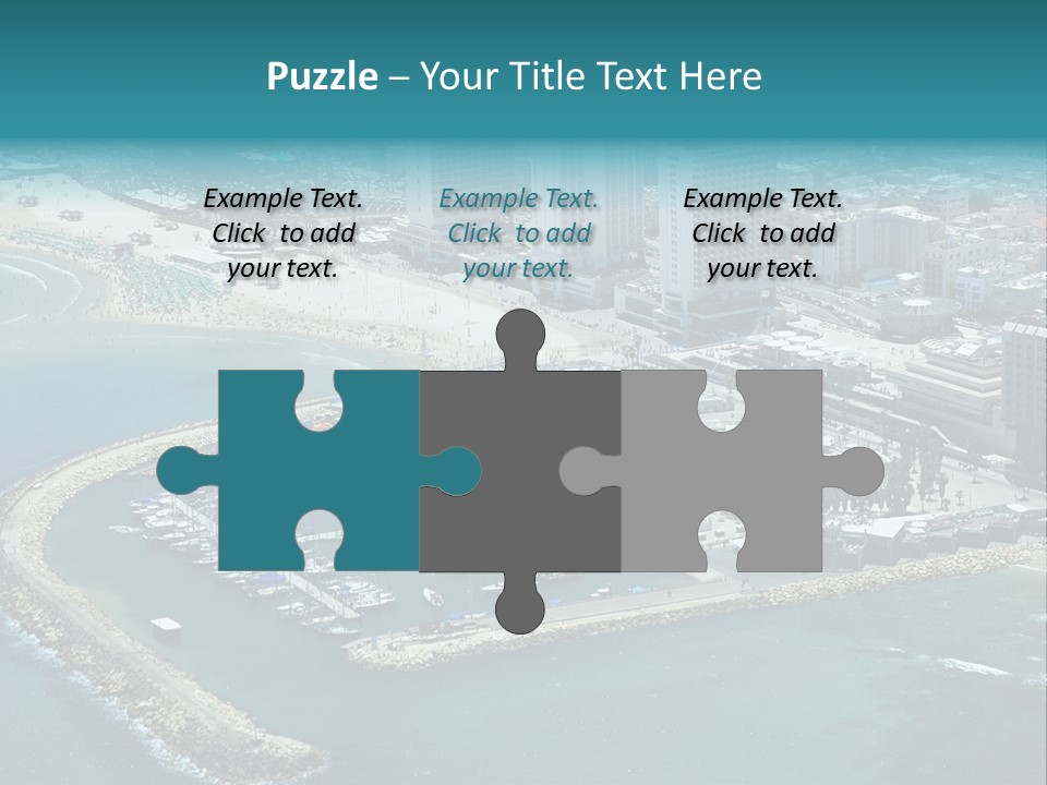 Apartment Life Towers PowerPoint Template