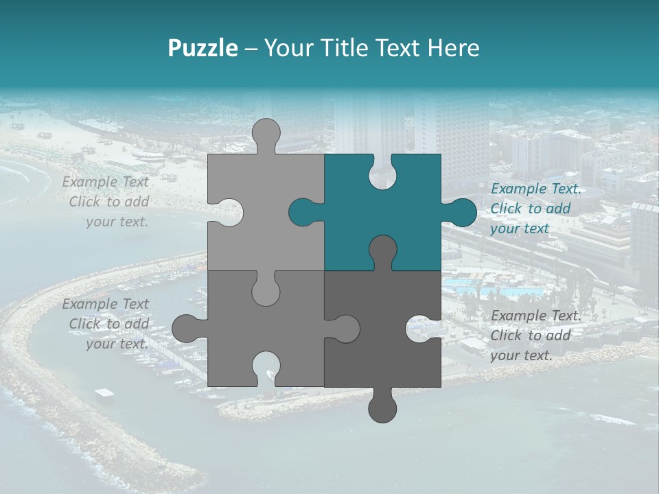 Apartment Life Towers PowerPoint Template