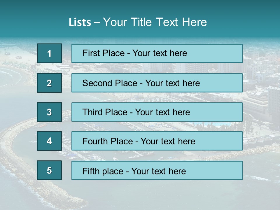 Apartment Life Towers PowerPoint Template