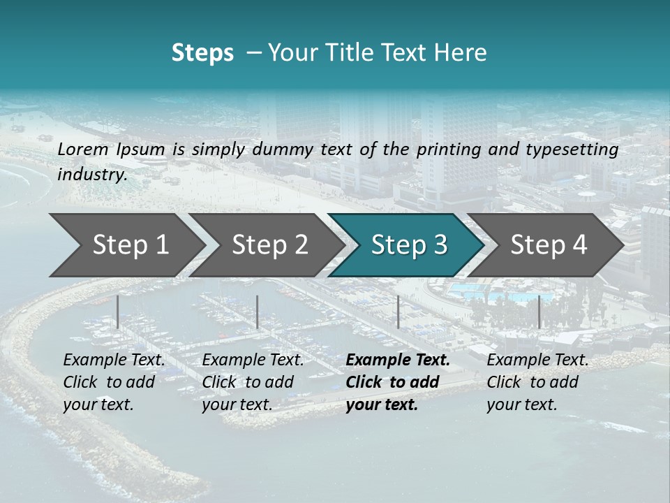 Apartment Life Towers PowerPoint Template