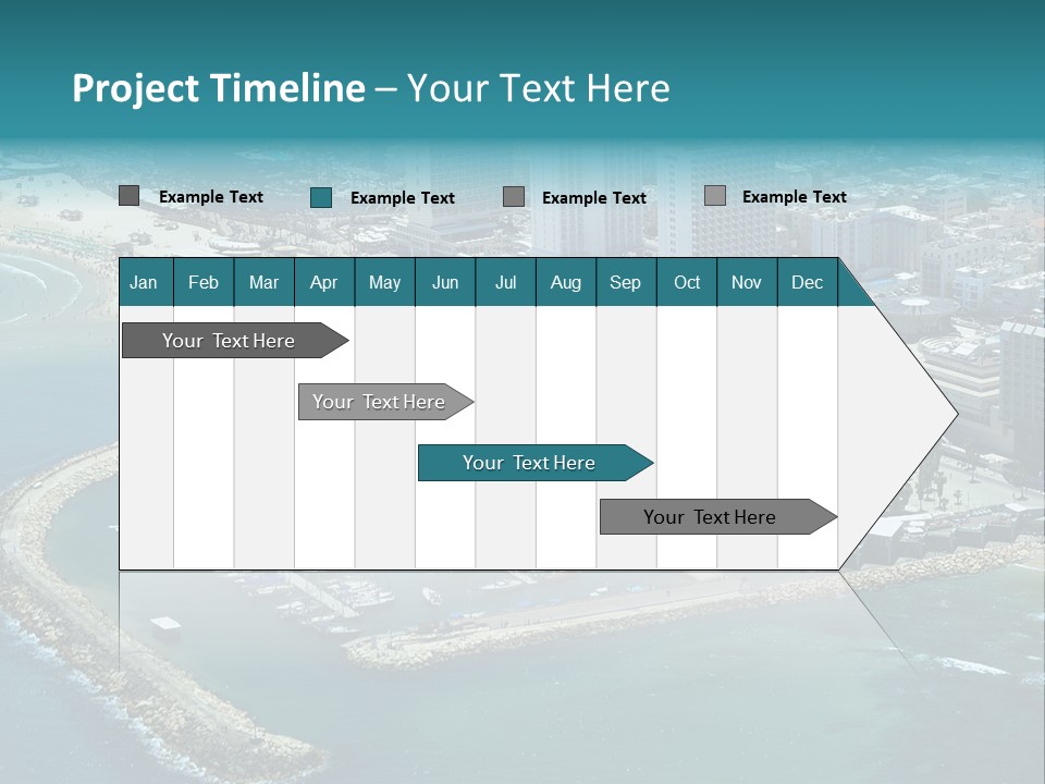 Apartment Life Towers PowerPoint Template