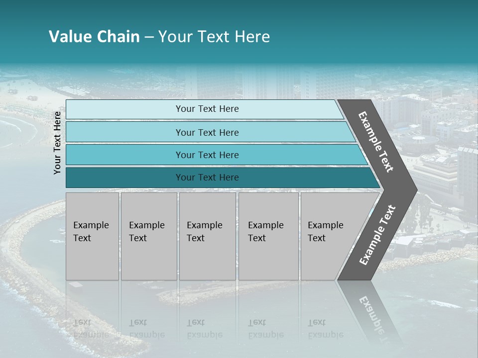Apartment Life Towers PowerPoint Template
