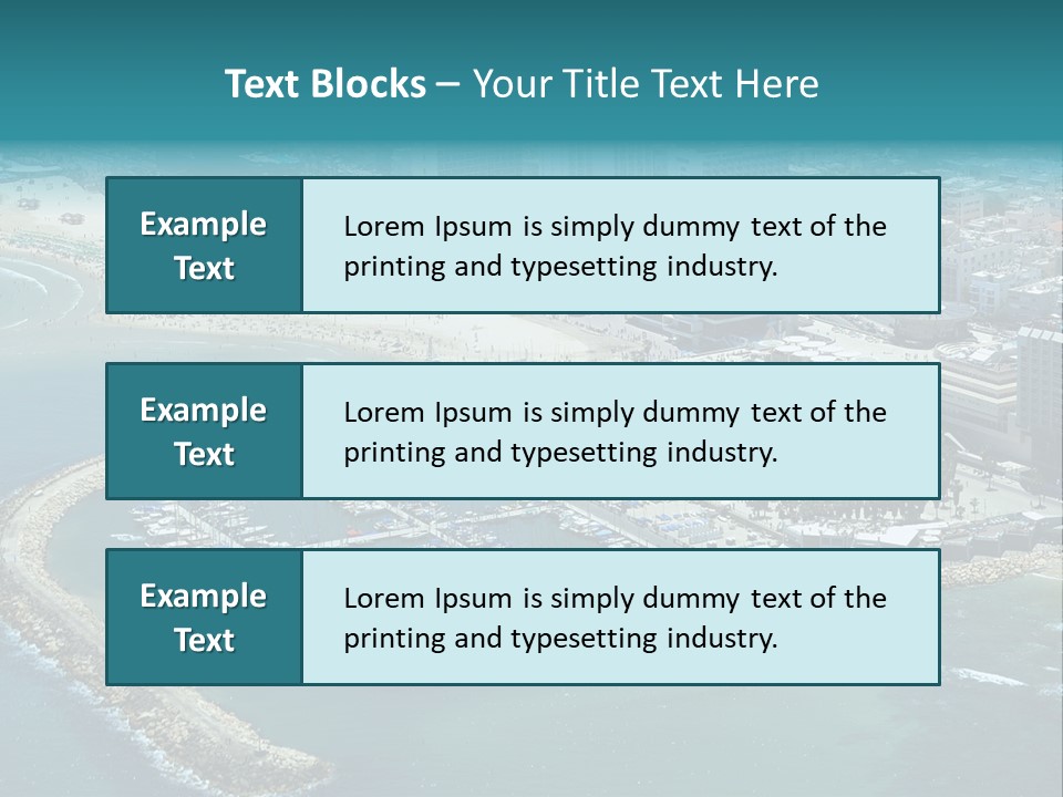 Apartment Life Towers PowerPoint Template