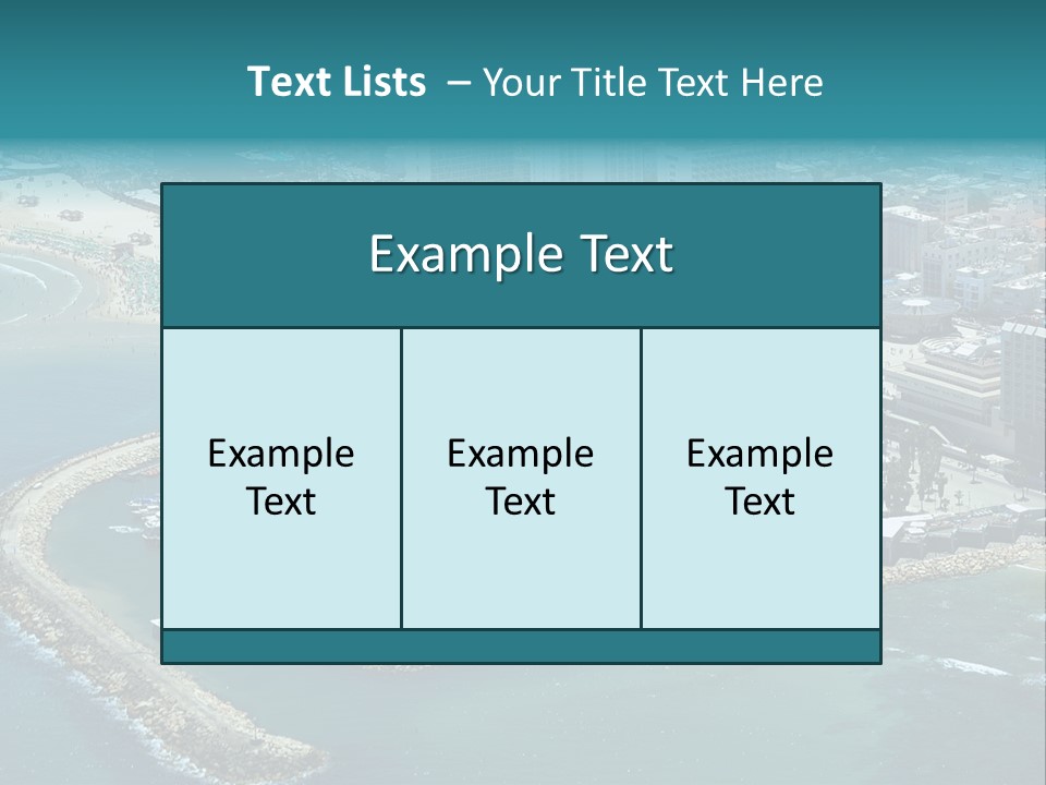 Apartment Life Towers PowerPoint Template