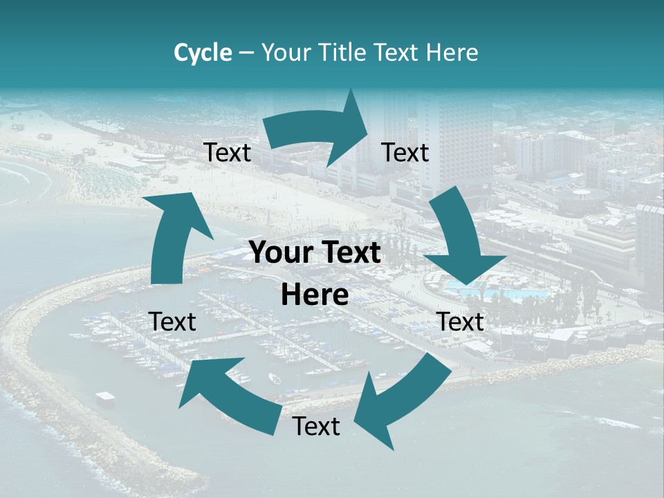 Apartment Life Towers PowerPoint Template