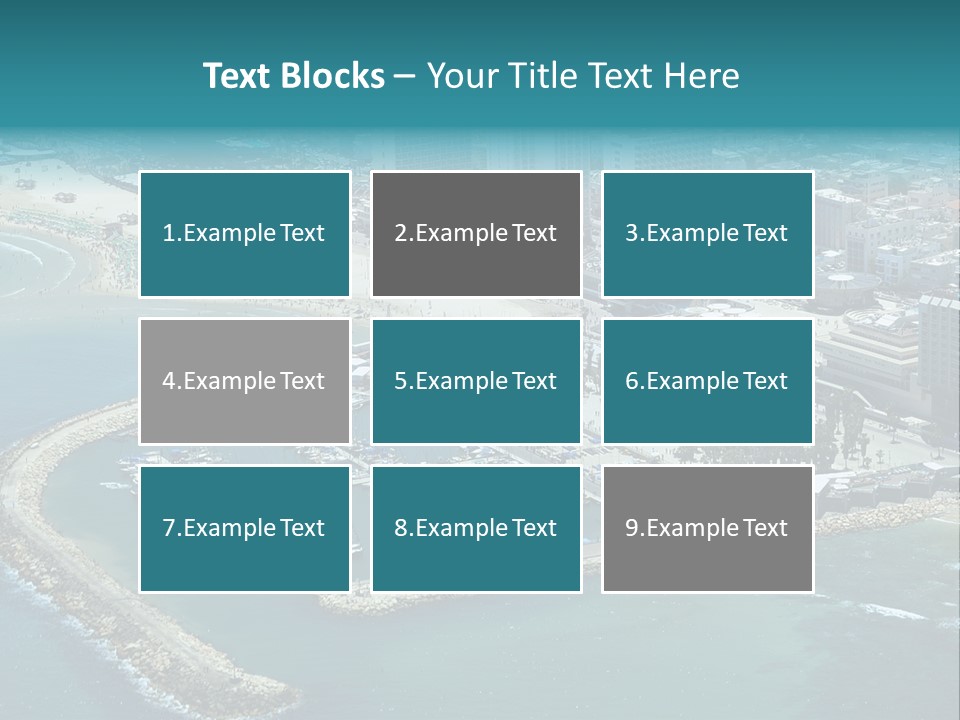 Apartment Life Towers PowerPoint Template