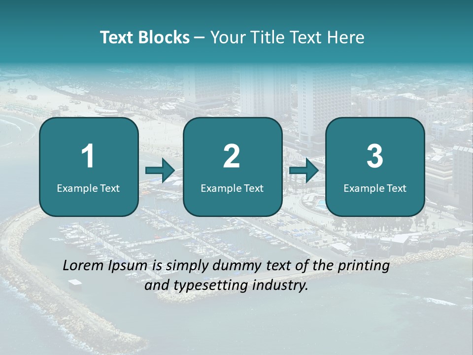 Apartment Life Towers PowerPoint Template