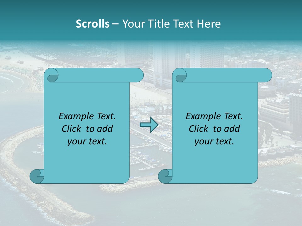 Apartment Life Towers PowerPoint Template