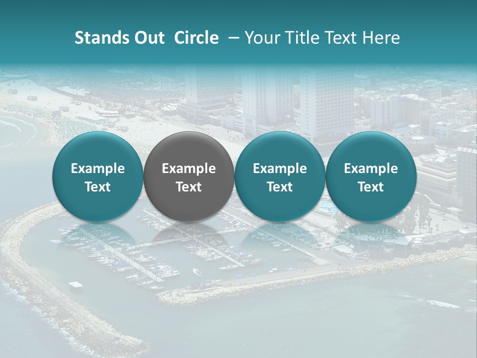 Apartment Life Towers PowerPoint Template