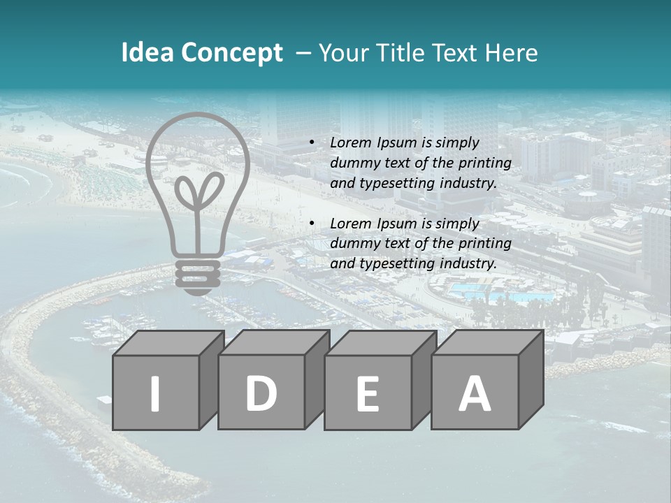 Apartment Life Towers PowerPoint Template