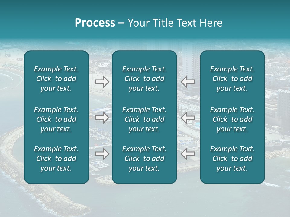 Apartment Life Towers PowerPoint Template