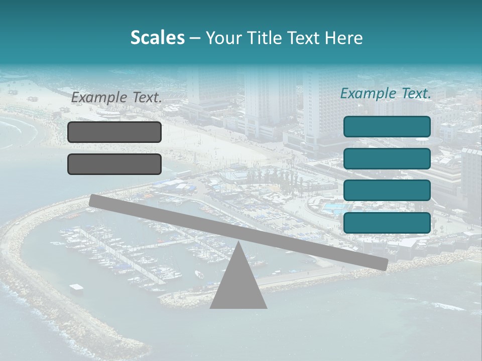 Apartment Life Towers PowerPoint Template