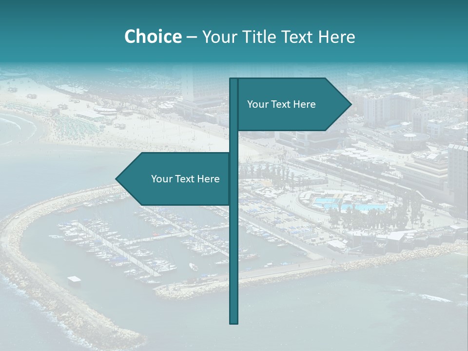 Apartment Life Towers PowerPoint Template
