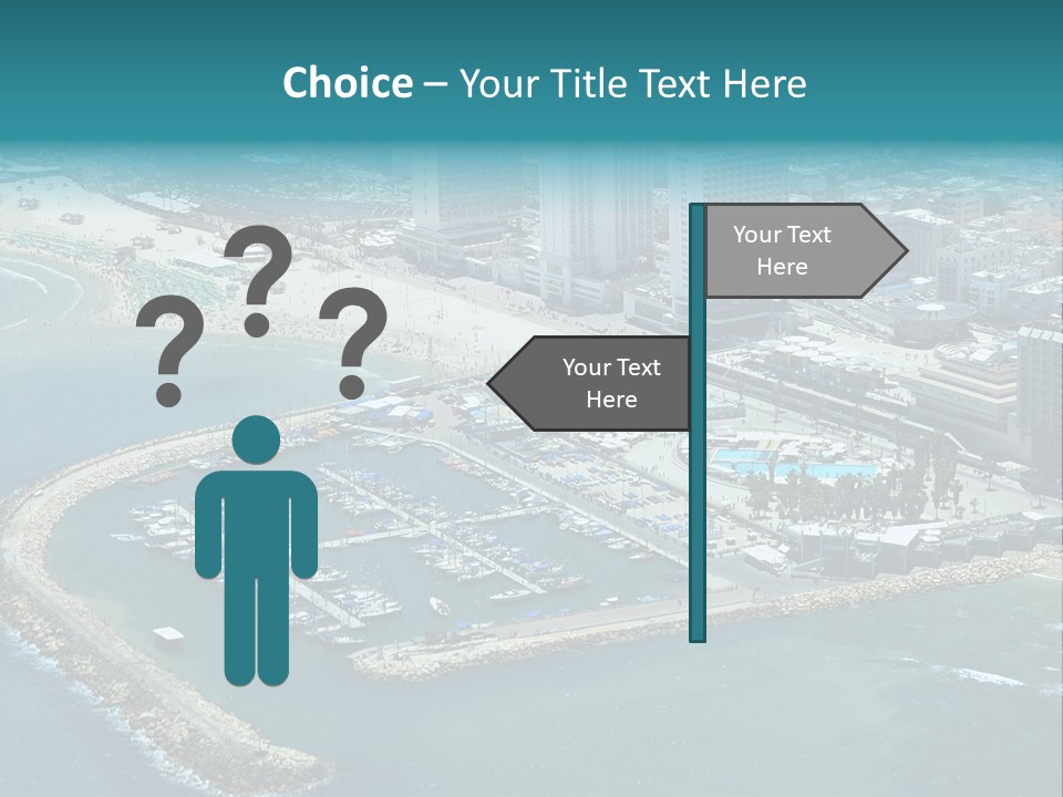 Apartment Life Towers PowerPoint Template