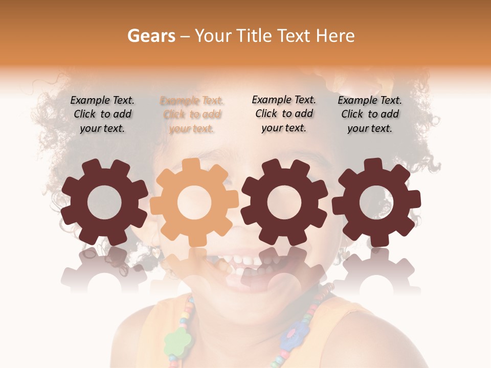 Background Teeth Hat PowerPoint Template