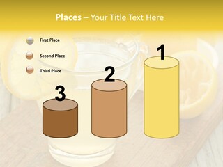 Yellow Cocktail Lemon PowerPoint Template