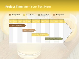 Yellow Cocktail Lemon PowerPoint Template