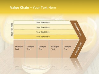 Yellow Cocktail Lemon PowerPoint Template