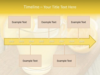 Yellow Cocktail Lemon PowerPoint Template