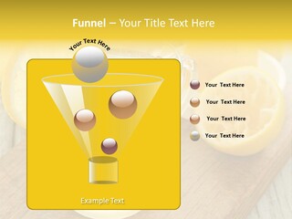 Yellow Cocktail Lemon PowerPoint Template