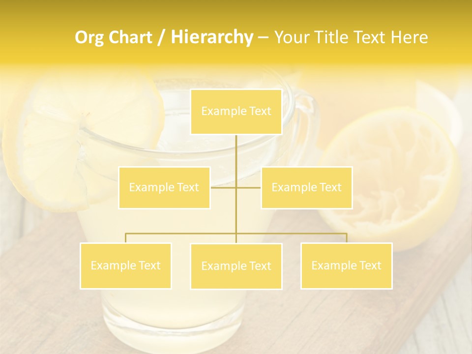 Yellow Cocktail Lemon PowerPoint Template