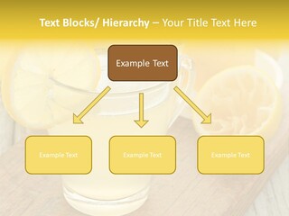 Yellow Cocktail Lemon PowerPoint Template