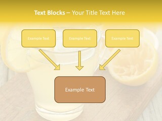 Yellow Cocktail Lemon PowerPoint Template