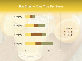 Yellow Cocktail Lemon PowerPoint Template