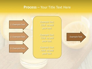 Yellow Cocktail Lemon PowerPoint Template