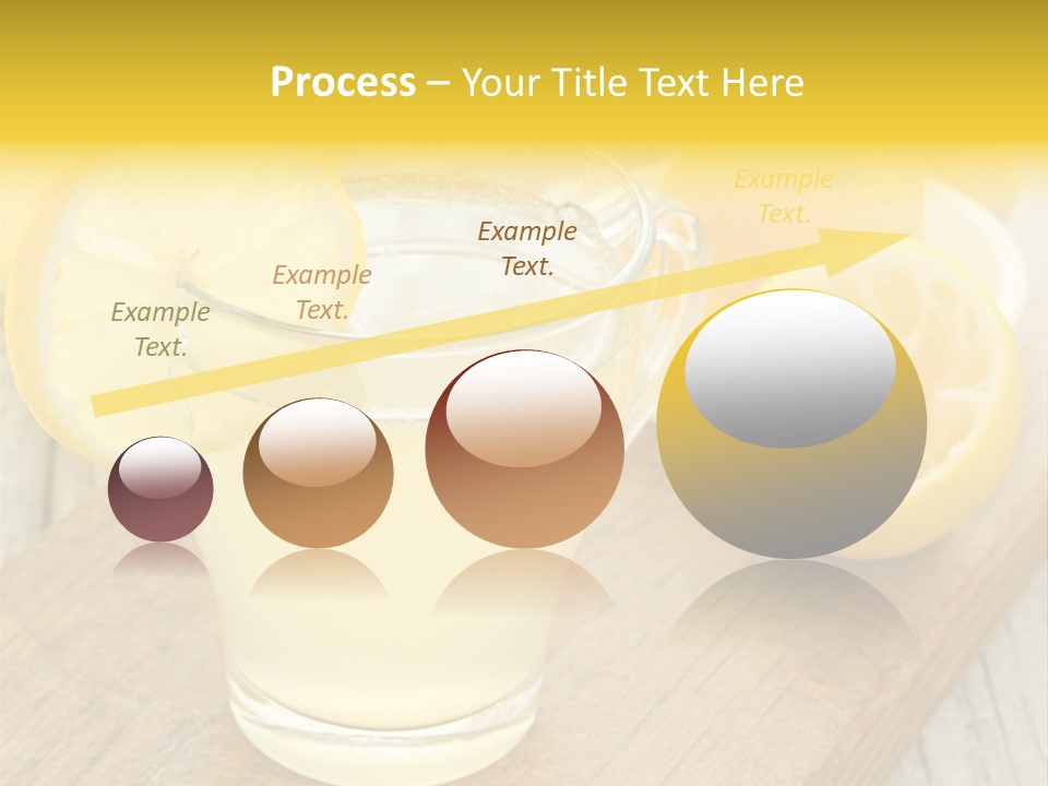 Yellow Cocktail Lemon PowerPoint Template
