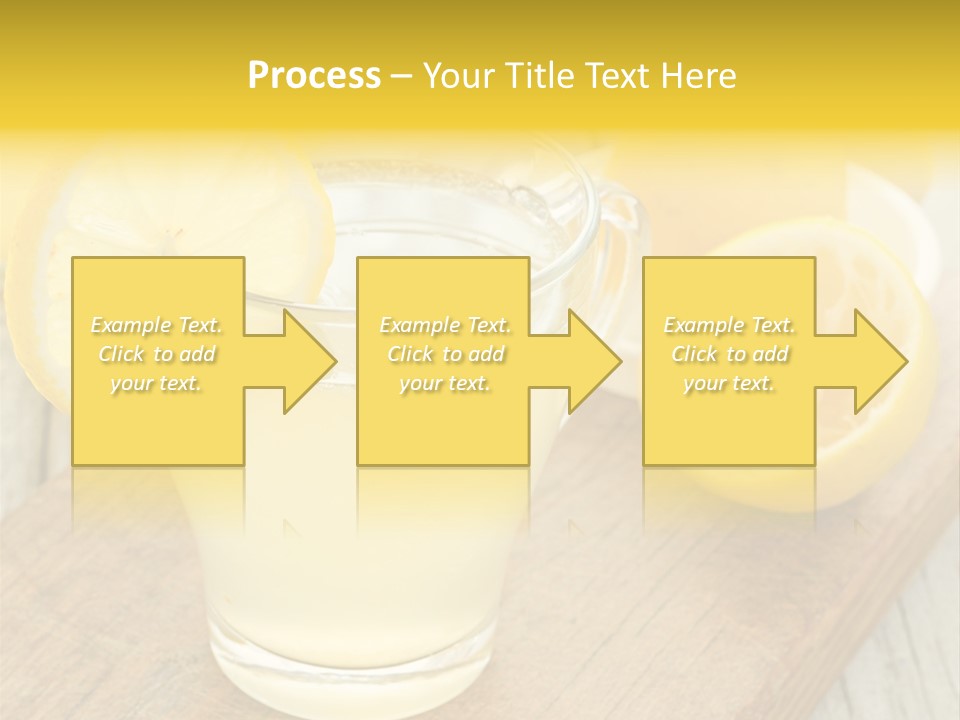 Yellow Cocktail Lemon PowerPoint Template