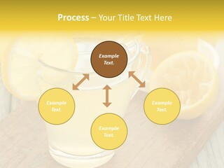 Yellow Cocktail Lemon PowerPoint Template