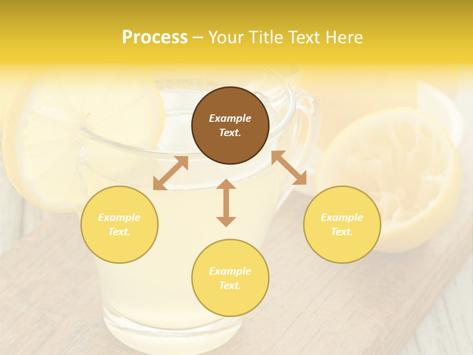 Yellow Cocktail Lemon PowerPoint Template