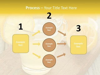 Yellow Cocktail Lemon PowerPoint Template